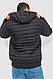 Куртка чоловіча демісезонна, колір чорний, 234R88915 S, S, 44, фото 4