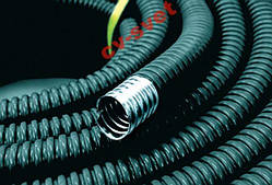 Металоруб D 14 мм оцинкований ізольований металорукав Д14 мм. з протяжкою (бухта 50 м)