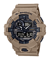 Мужские Часы Casio GA-700CA-5A - японские оригинальные кварцевые часы, Гарантия 24мес.