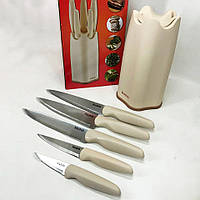Набір ножів Magio MG-1090, Кухарські кухонні ножі набір, Набір ножів RQ-465 для кухні