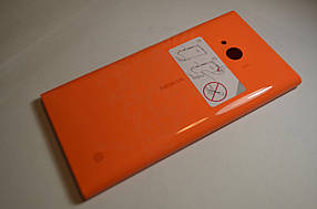 Задня кришка Nokia Lumia 730 помаранчева оригінал , 02507Z5