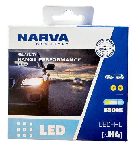 Автолампи світлодіодні Narva Range Performance LED H4 12-24V 6500°K (18032)