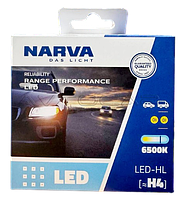 Автолампы светодиодные Narva Range Performance LED H4 24W P43t-38 6500K (18032)