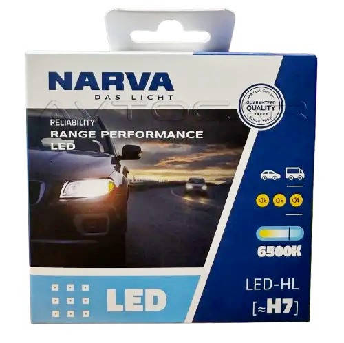 Автолампы светодиодные Narva Range Performance LED H7 12/24V 24W PX26d ...