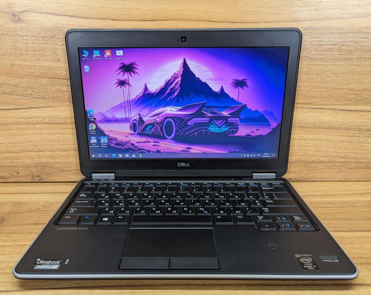Б/в Нетбук Dell Latitude E7240 12.5" 1366x768| Core i7-4600U| 8 GB RAM| 128 GB SSD| HD 4400