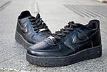 Кросівки жіночі Nike Air Max Force чорні низькі, фото 4
