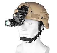 Тактичний прилад нічного бачення пристрій ПНВ Монокуляр PVS-18 на шолом для полювання, туристичне спорядження