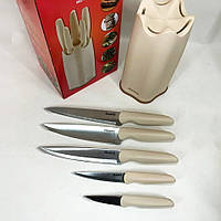 Поварские кухонные ножи набор Magio MG-1090 | Набор кухонных принадлежностей NB-743 набор ножей