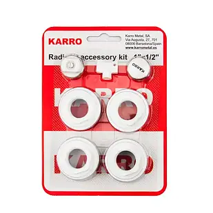 Комплект пробок для радіатора KARRO 1/2" без кріплення