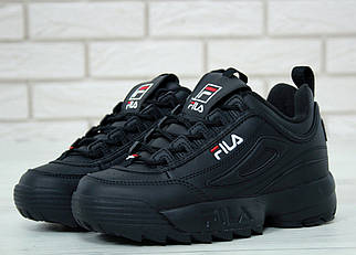 Жіночі чорні Кросівки Fila Disruptor 2