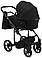 Коляска 2 в 1 Adamex Porto Light Tip TK-53 чорний, фото 4