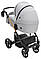 Коляска 2 в 1 Bair Onyx Soft OS-218 сірий, фото 4