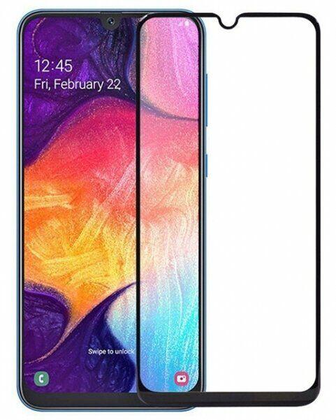 Захисне скло для Samsung M215 Galaxy M21 (2020) Full Glue (0.3 мм, 2.5D) чорна рамка