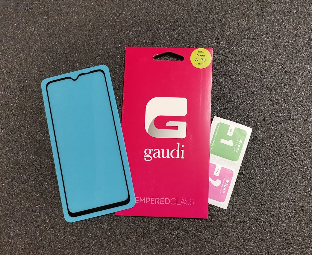 Захисне скло Gaudi для Oppo A73 Full Glue (0.3 мм, 2.5 D) чорне