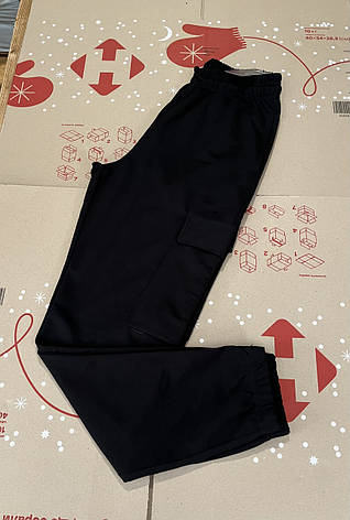Спортивні штани-карго чорні, фото 2