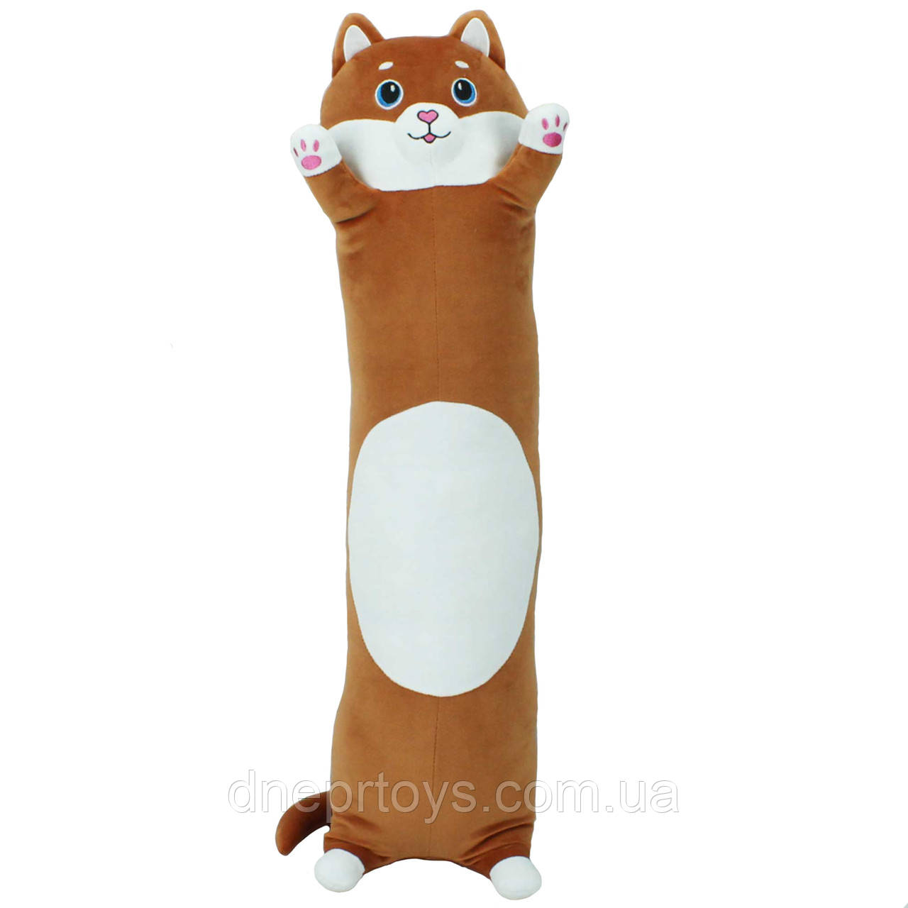 М`яка іграшка, подушка обнімашка Котик, 85 см, Копиця (00275-4), фото 1