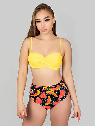 Купальник раздельный Z.Five 55377 Диля желтый(В НАЛИЧИИ ТОЛЬКО 42 44 46 48 50 УКР р-ры), фото 2