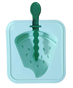 Силіконова форма для морозива у вигляді кавуна Силіконова форма для морозива з кришкою та паличкою