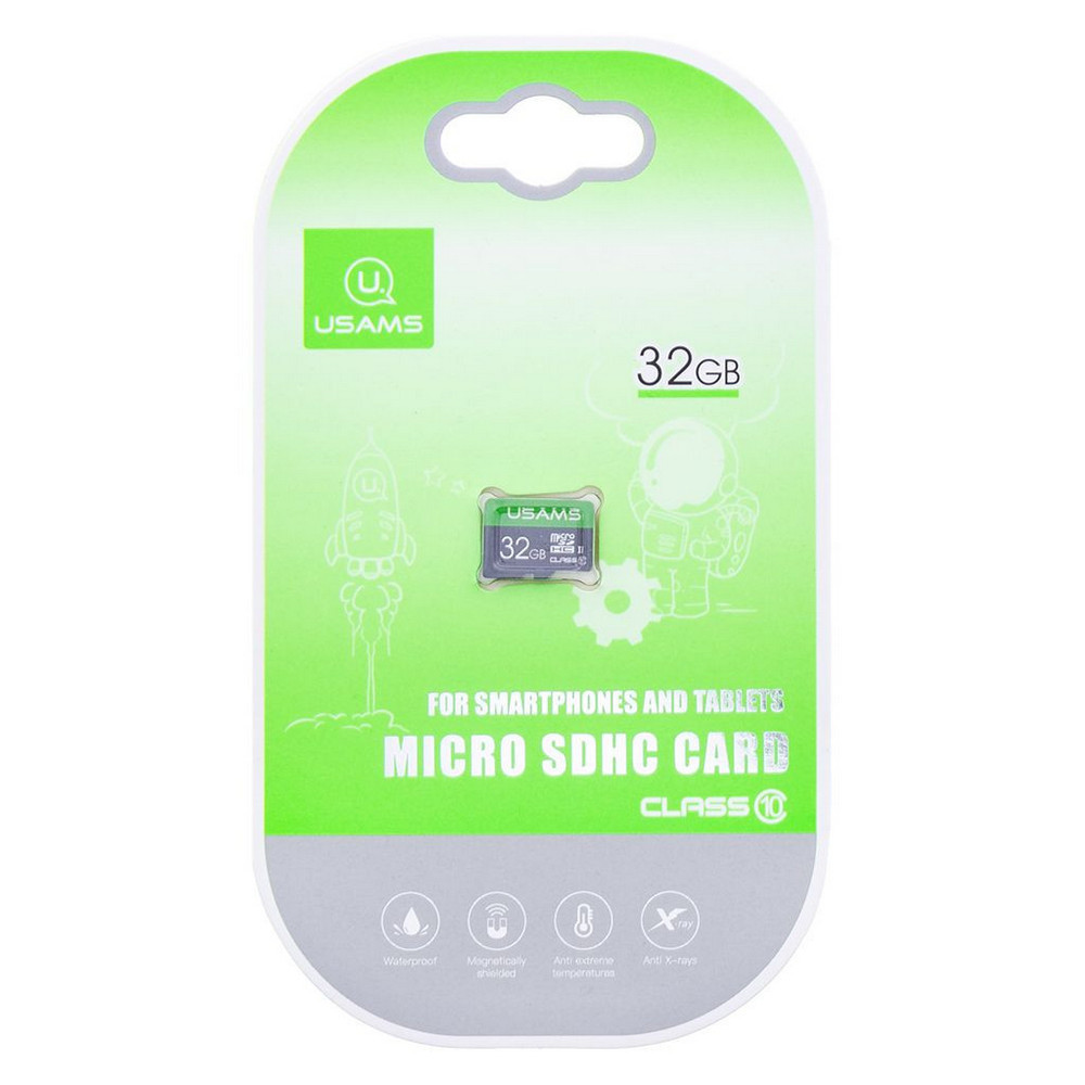 Карта пам'яті USAMS US-ZB094 Micro SDHC 32GB Class 10