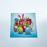 Бірка "Happy Easter" 50х50 мм (10 шт)