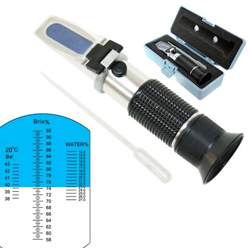 Рефрактометр для меду ВТВ 3в1 ACT, тестер цукристості вологості щільності