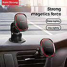 Тримач магнітний KONI STRONG KS-42 mini magnetic dashboard car holder, чорний, фото 7