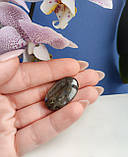 Лабрадор овал камінь без оправи. Кабошон натуральний лабрадор 29*17,5*7 мм. . Індія., фото 3