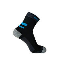 Водонепроницаемые носки DexShell Running S с голубыми полосками DS645ABLS