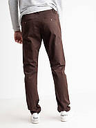 Стильні чоловічі джинси-штани якісні демісезонні, темно-коричневий колір, 27-36, фото 5