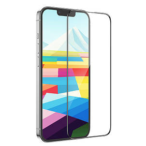 Захисне скло Hoco Full screen silk screen HD tempered glass set for iP15/iP16 (G5) Black, фото 1