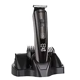 Акумуляторна машинка для стрижки волосся Soulima 19356 тример 5в1, фото 4