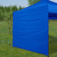 Боковая стенка на шатер/палатку 9 м, 3 стенки 3х3 м, Синий