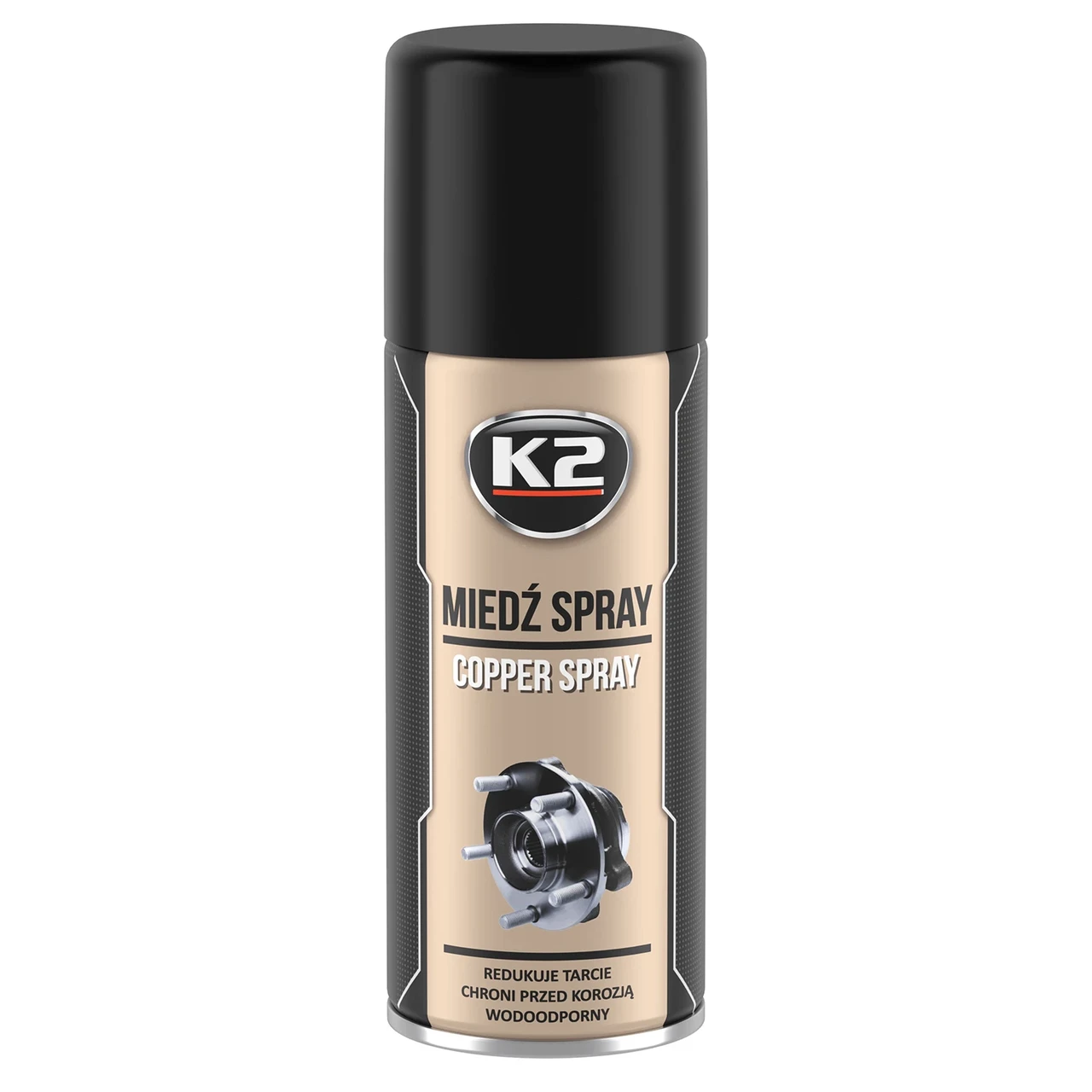 Мастило універсальне K2 PRO Copper Spray рідке мідне коричневе аерозоль 400 мл (W122)