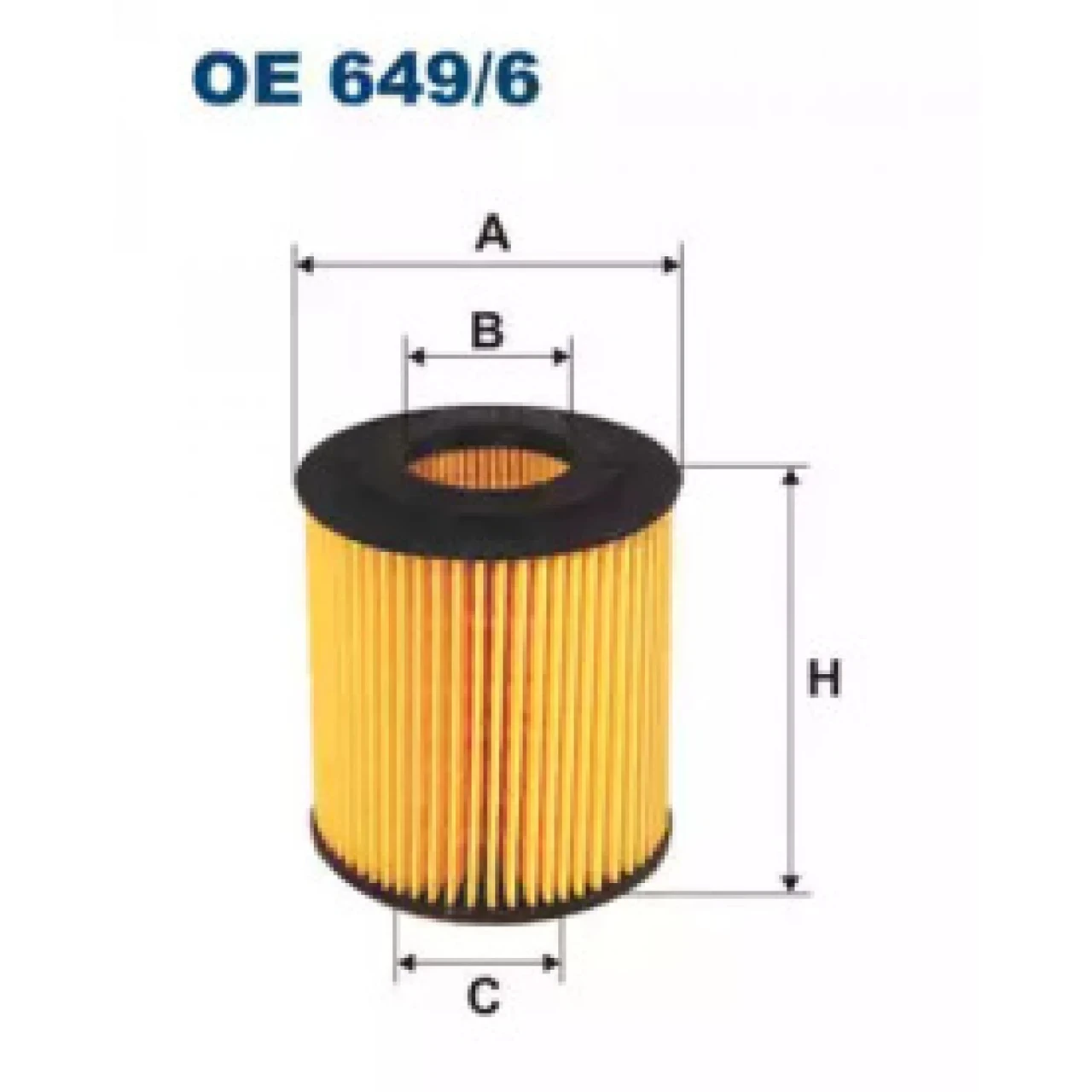 Фільтр оливи Filtron OE649/6 (WL7403)