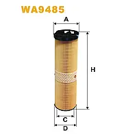 Фильтр воздушный Mercedes E (W/S211), S (W220) Wix Filters (WA9485)