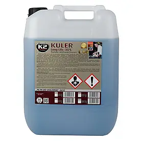 Рідина охолоджуюча K2 Kuler Long Life -35 °C G11 блакитна 20 кг (W406N)