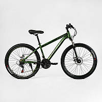 Велосипед Спортивный Corso «WILDS» 26" дюймов рама стальная 15 , переключатели Saiguan, 21 скорость, собран н