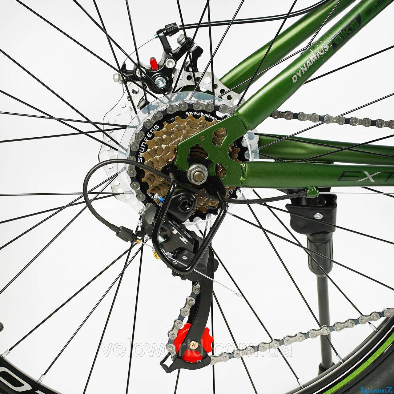 Велосипед Спортивный Corso «WILDS» 26" дюймов рама стальная 15 , переключатели Saiguan, 21 скорость, собран н - фото 7 - id-p2117840614