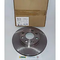 Тормозной диск передний Daewoo Lanos/Nexia Dafmi (TD132)