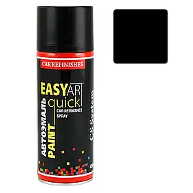 Емаль автомобільна CS SYSTEM Easy Art Quick Paint 601 Чорна глянцева аерозоль 400 мл