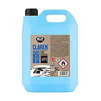 Омыватель стекла зимний K2 Claren Windshield Washer -22 °C с нейтральным ароматом 5 л (K625)