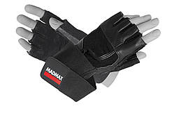 Рукавички для фітнесу MadMax MFG-269 Professional Exclusive Black Розмір М