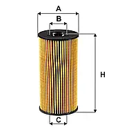 Фильтр масла Wix Filters (WL7568) - (Dacia Duster II,Sandero; Mercedes-Benz A (W177), B (W247), Citan, CLA