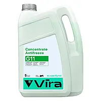 Жидкость охлаждающая VIRA Concentrate Antifreeze G11 зеленая концентрат 5 л (VI3002)