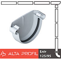 Заглушка желоба Альта-Профиль Стандарт 115 мм белый