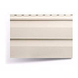 Сайдинг вініловий Альта-Профіль Alta-Siding двухпереломний 3660х230х1,1 мм бежевий, фото 2