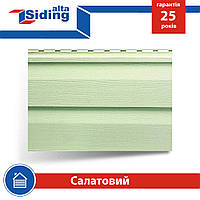 Сайдинг вініловий Альта-Профіль Alta-Siding двухпереломний 3660х230х1,1 мм салатний