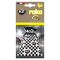 Ароматизатор для салона авто K2 Roko Race "Лимон" 25 г (V825R)
