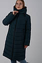 Пуховик жіночий зимовий Aziks м-205 морська хвиля, фото 2