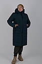 Пуховик жіночий зимовий Aziks м-205 морська хвиля, фото 7